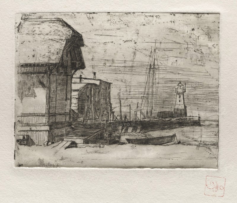 West Pier 1878, 1878. Creator: Otto H. Bacher (American, 1856-1909).