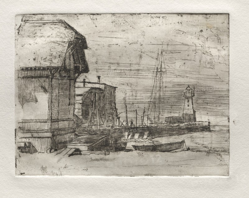 West Pier, 1878. Creator: Otto H. Bacher (American, 1856-1909).