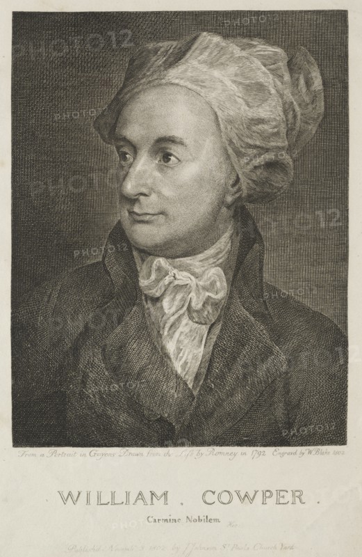 William Cowper, 1802. Creator: William Blake (British, 1757-1827).