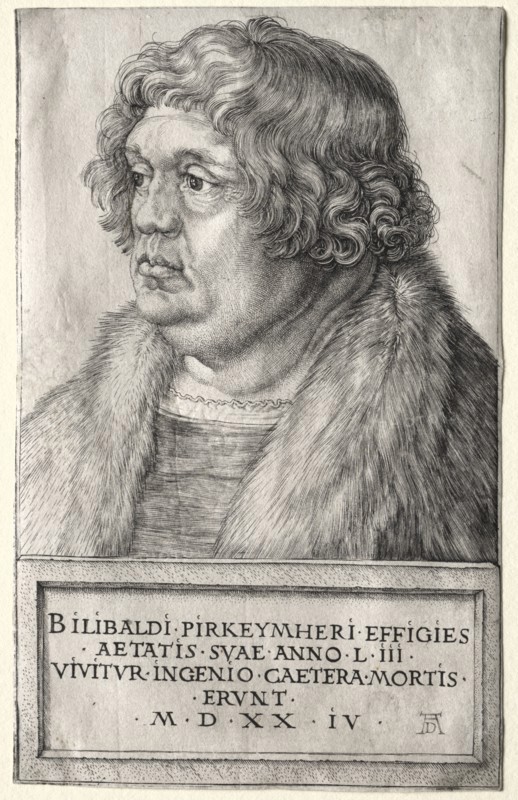 Willibald Pirkheimer, 1524. Creator: Albrecht Dürer (German, 1471-1528).