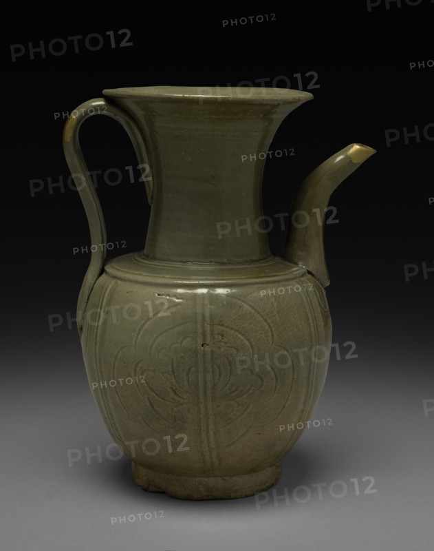 Wine Jug: Yue ware, 10th Century. Creator: Unknown.