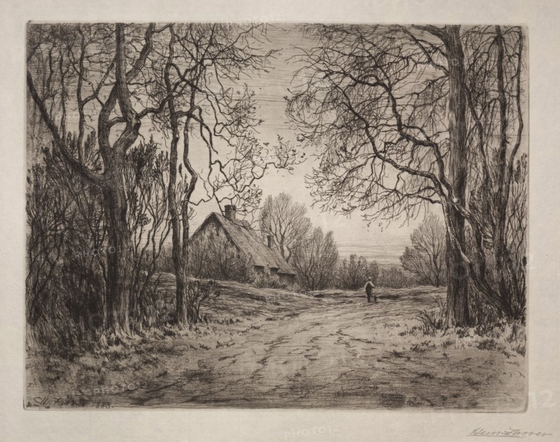 Winter Evening, 1883. Creator: Henry Farrer (American, 1843-1903).