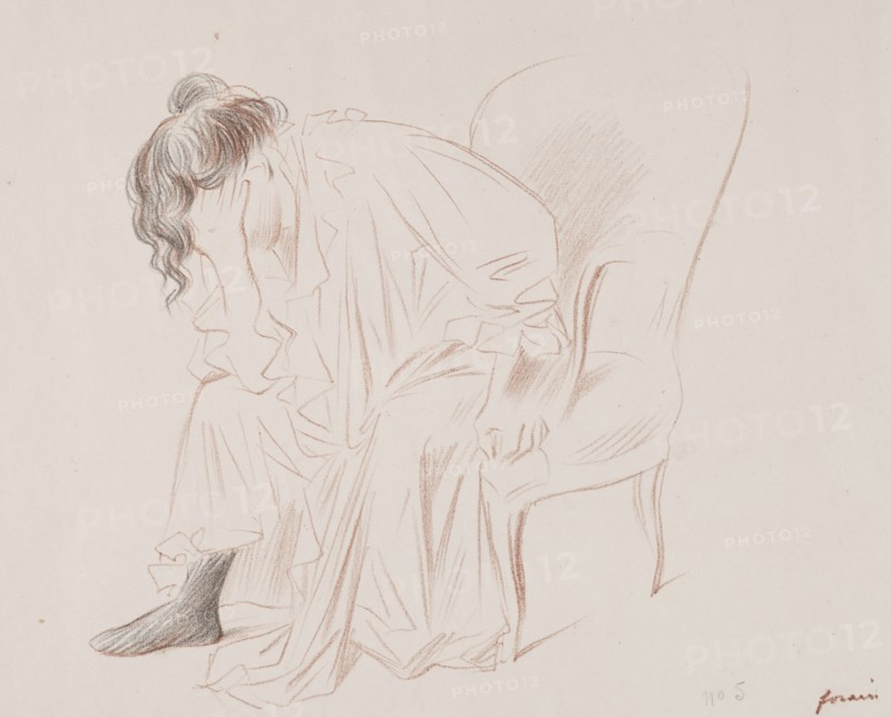 Woman Seated. Creator: Jean Louis Forain (French, 1852-1931).