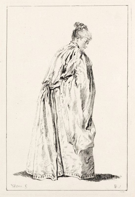 Woman Standing. Creator: François Boucher (French, 1703-1770).
