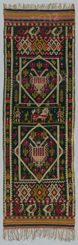 Woven Bed or Chest Cover, 1700s. Creator: Unknown.