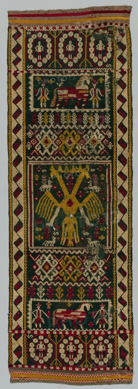 Woven Chest or Bed Cover, 1700s. Creator: Unknown.