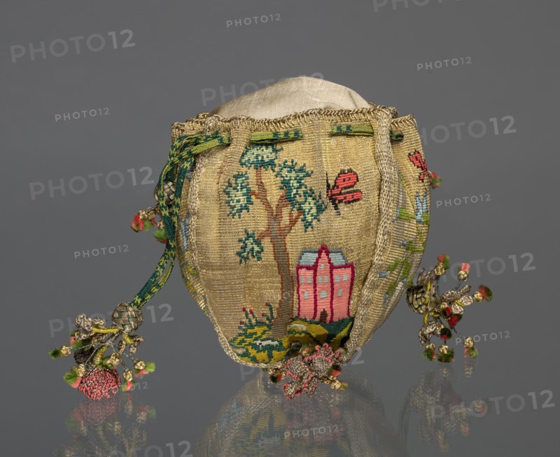 Woven Purse, 1700s. Creator: Unknown.