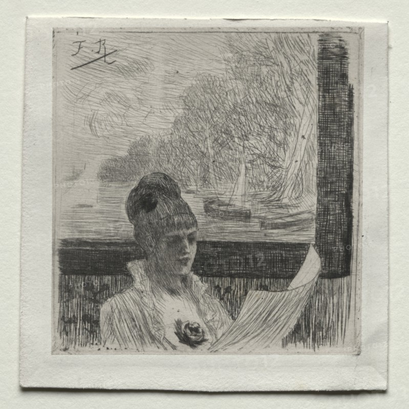 Young Woman. Creator: Félicien Rops (Belgian, 1833-1898).