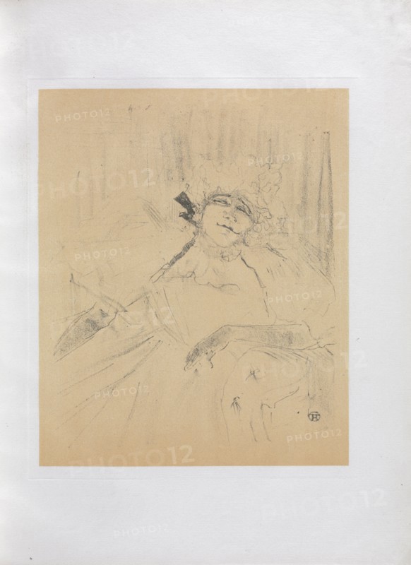 Yvette Guilbert-English Series: Chanson ancienne, 1898. Creator: Henri de Toulouse-Lautrec (French, 1864-1901).