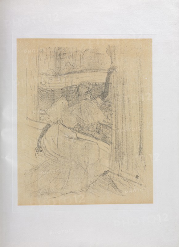 Yvette Guilbert-English Series: Saluant le public, 1898. Creator: Henri de Toulouse-Lautrec (French, 1864-1901).