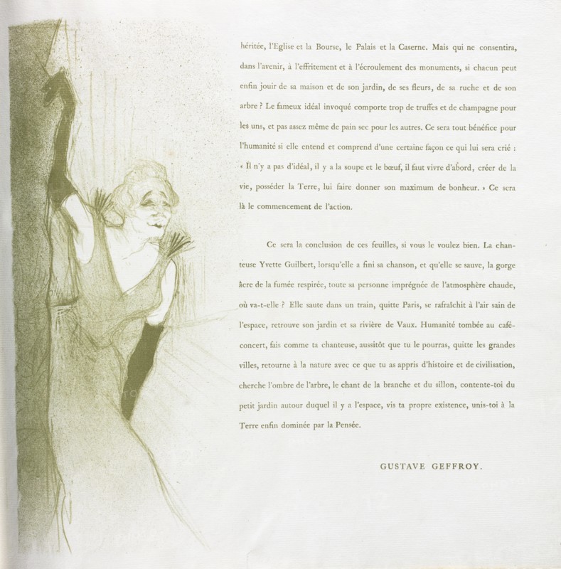 Yvette Guilbert-French Series: No. 16, 1894. Creator: Henri de Toulouse-Lautrec (French, 1864-1901).