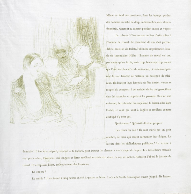 Yvette Guilbert-French Series: No. 8, 1894. Creator: Henri de Toulouse-Lautrec (French, 1864-1901).