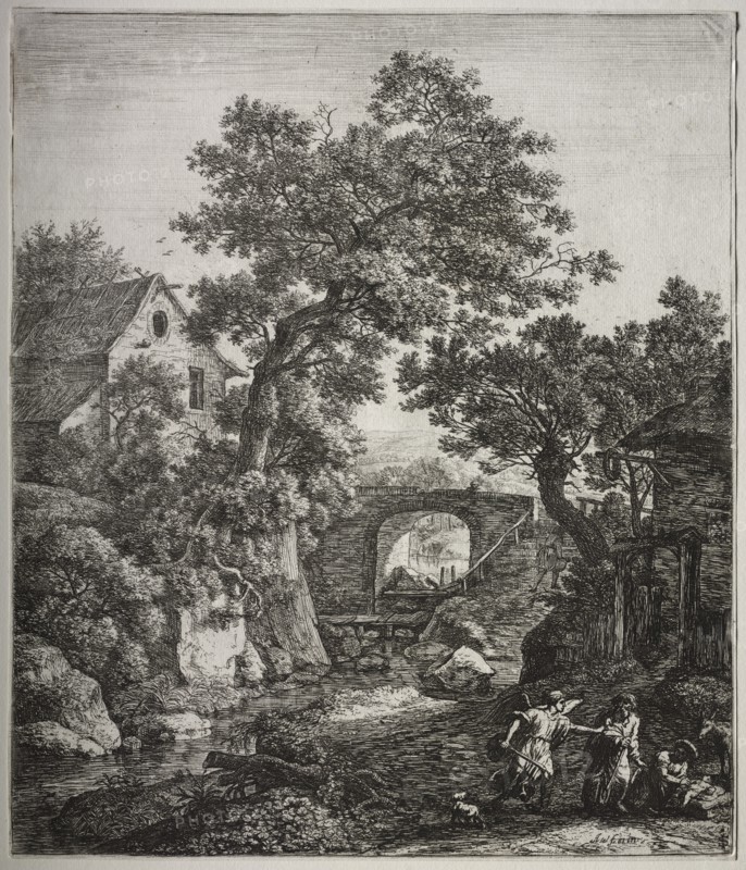 Zipporah circumcising Her Son. Creator: Anthonie Waterloo (Dutch, 1609/10-1690).