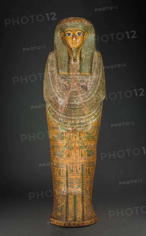 Coffin of Bakenmut (lid), c. 1000-900 BC. Creator: Unknown.