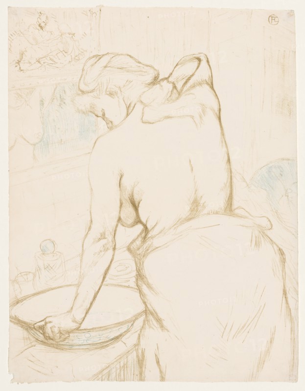 Elles: The Toilet, 1896. Creator: Henri de Toulouse-Lautrec (French, 1864-1901).