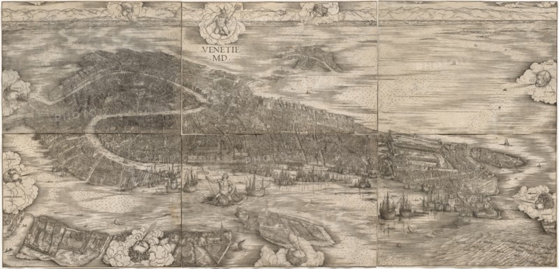 View of Venice, 1500. Creator: Jacopo de' Barbari (Italian, 1440/50-before 1515).