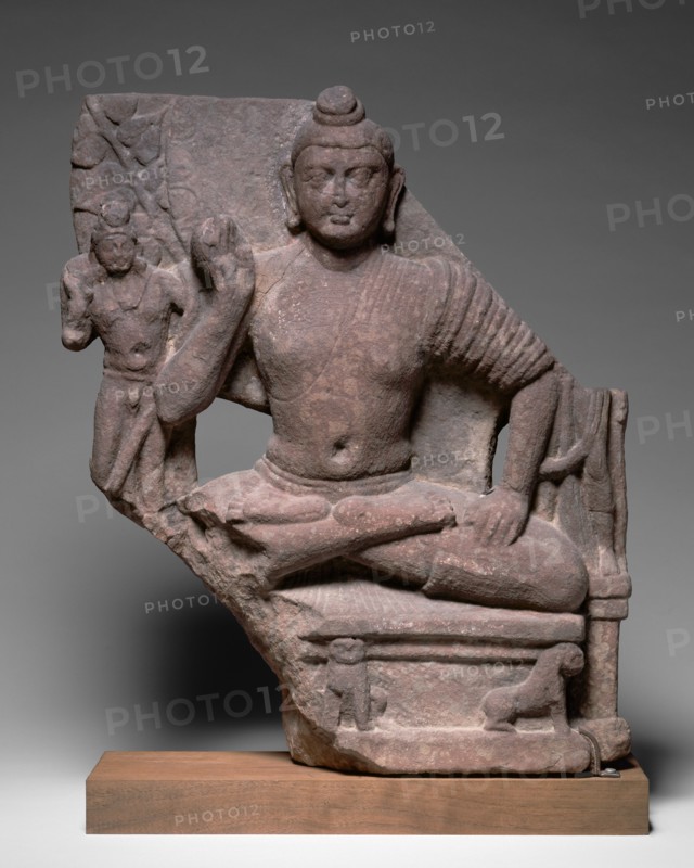 Seated Shakyamuni Buddha, c. 120. Creator: Unknown.