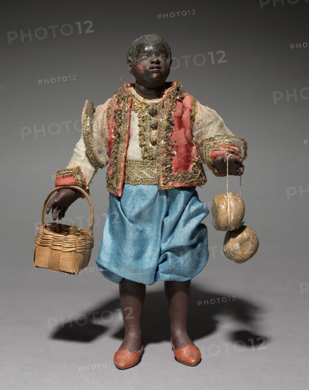 Figure from a Crèche: Attendant of the Magi, 1780-1830. Creator: Unknown.