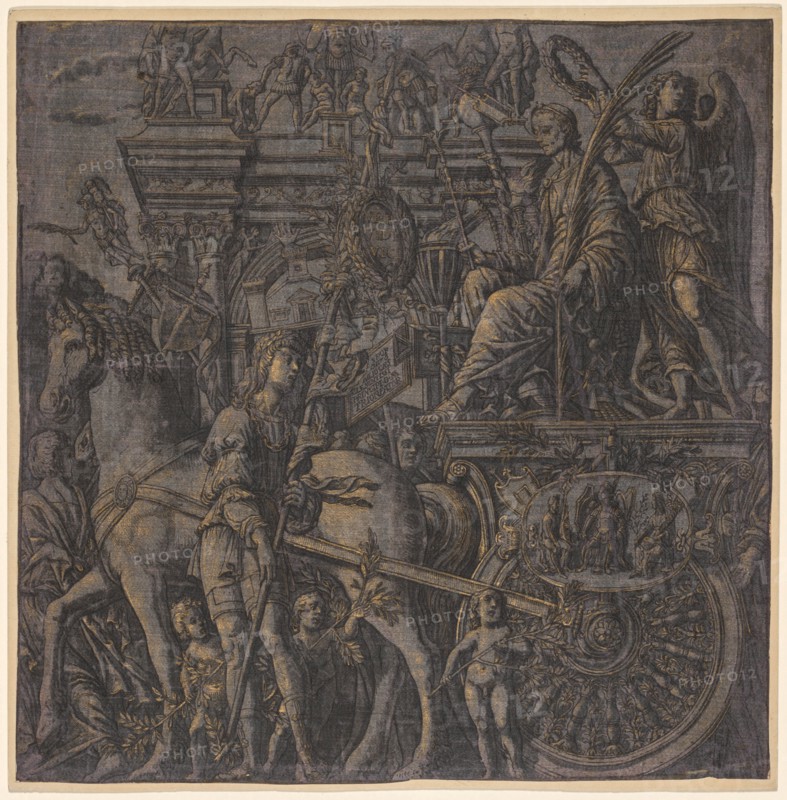 The Triumph of Julius Caesar: Caesar Triumphant, 1593-99. Creator: Andrea Andreani (Italian, about 1558-1610).