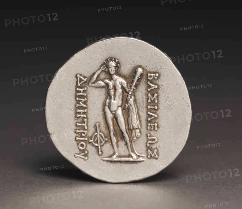 Coin of Demetrios, I (reverse), 200-190 BC. Creator: Unknown.