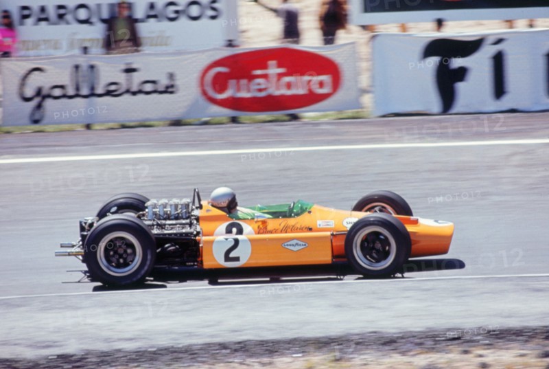 McLaren Ford, Bruce McLaren 1968 Dutch Grand Prix. Creator: Unknown.