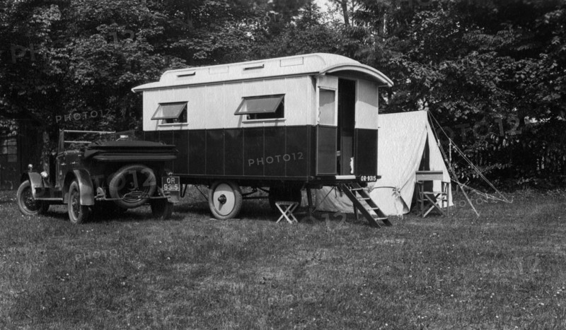 1930 Trojan with Voyageur caravan. Creator: Unknown.