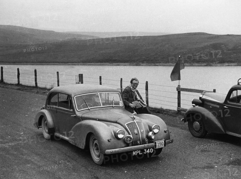 1949 AC 2 litre two door saloon. Creator: Unknown.