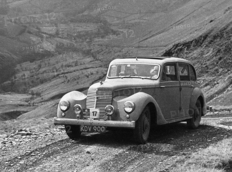 Armstrong Siddeley Lancaster on 1949 R.A.C. Rally. Creator: Unknown.