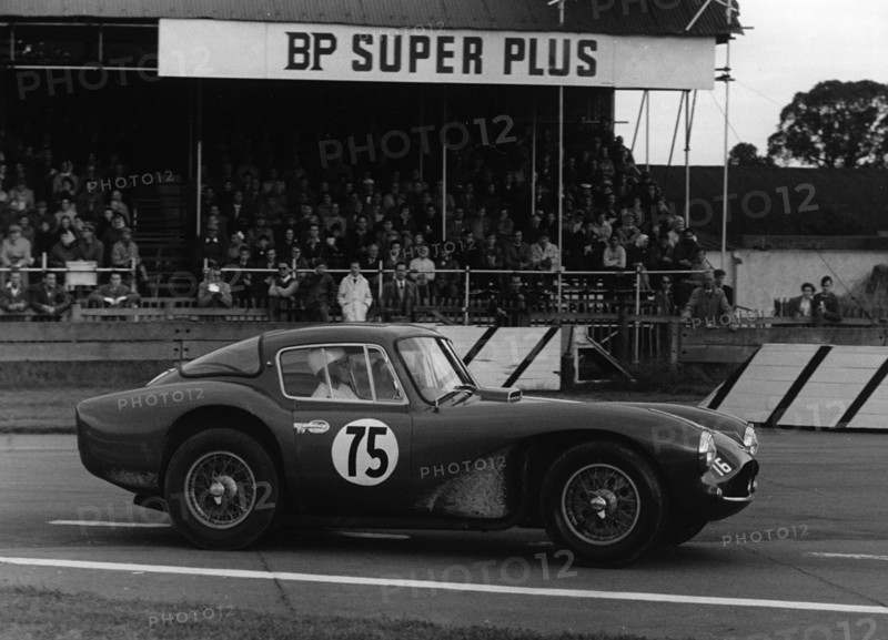 Aston Martin DB3S, Mrs Jean Bloxham at Goodwood 1958. Creator: Unknown.
