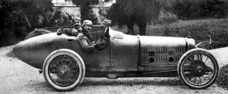 1921 Ballot 3 litre, Jules Goux, Italian Grand Prix. Creator: Unknown.