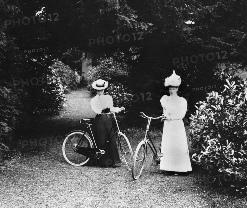Lady Cyclists is Maderia 1898. Creator: Unknown.