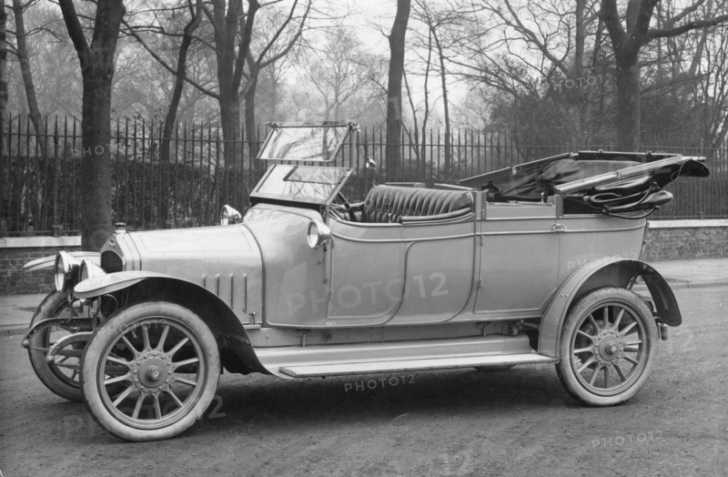 1914 Excelsior 16hp tourer. Creator: Unknown.