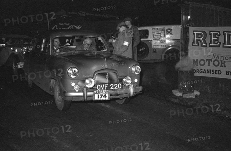 1954 Ford Zephyr, J.Risk, P.Wren on Redex Rally. Creator: Unknown.