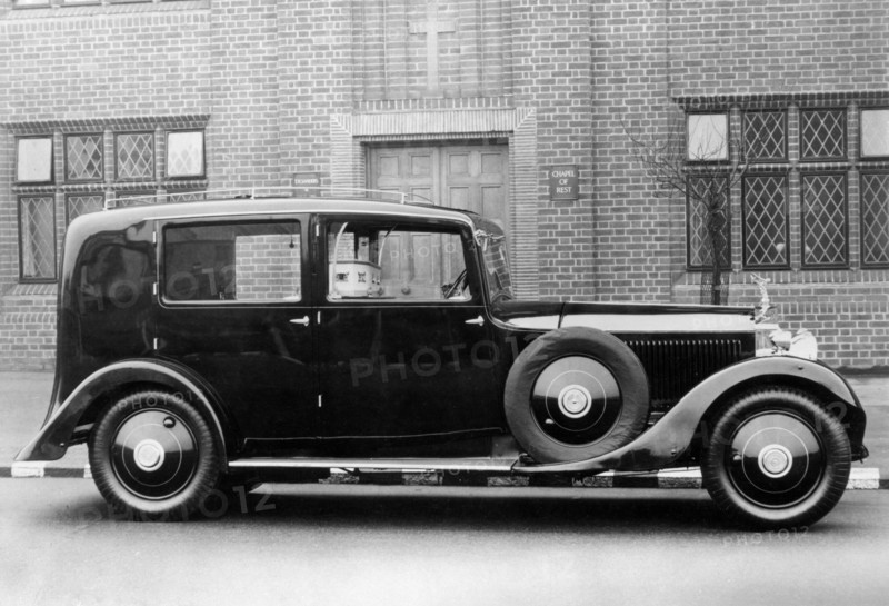 1932 Rolls Royce Phantom II hearse by J.C. Clark. Creator: Unknown.