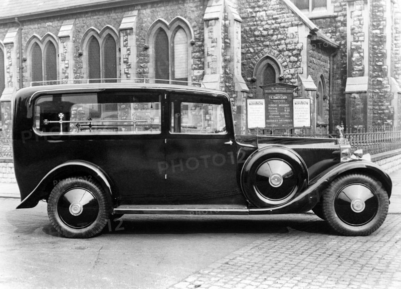 1929 Rolls Royce Phantom 1 hearse. Creator: Unknown.