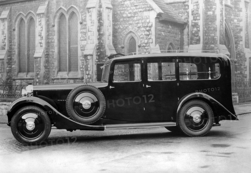 1936 Daimler 25hp Straight Eight hearse by J.C. Clark. Creator: Unknown.