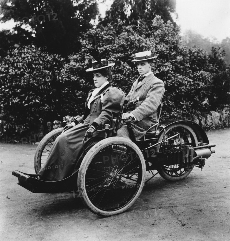 1897 Leon Bollee cyclecar. Creator: Unknown.
