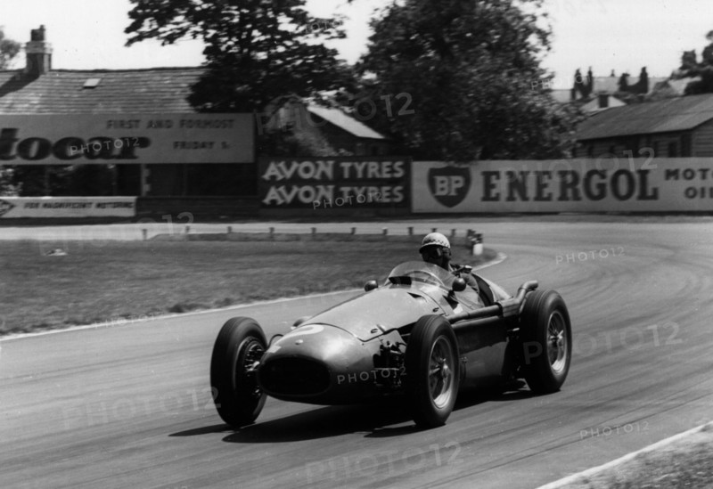 1955 Maserati 250F, Behra at Aintree. Creator: Unknown.