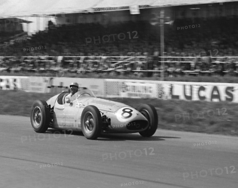 Maserati 250F, Prince Bira 1955 International Trophy race. Creator: Unknown.