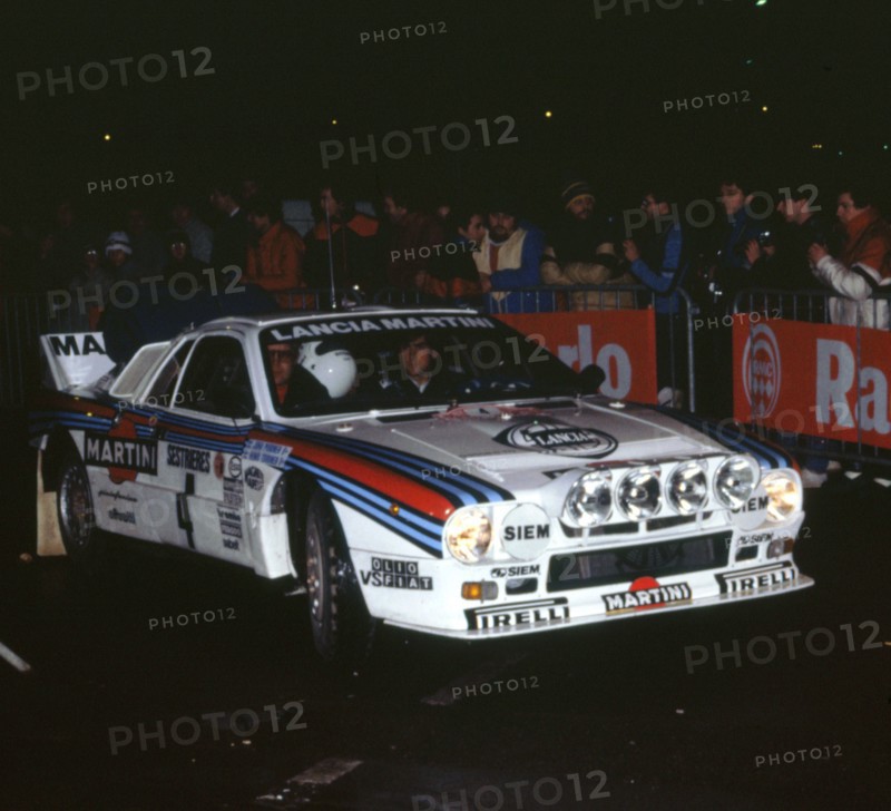 Lancia 037, Henri Toivenen, 1985 Monte Carlo Rally. Creator: Unknown.