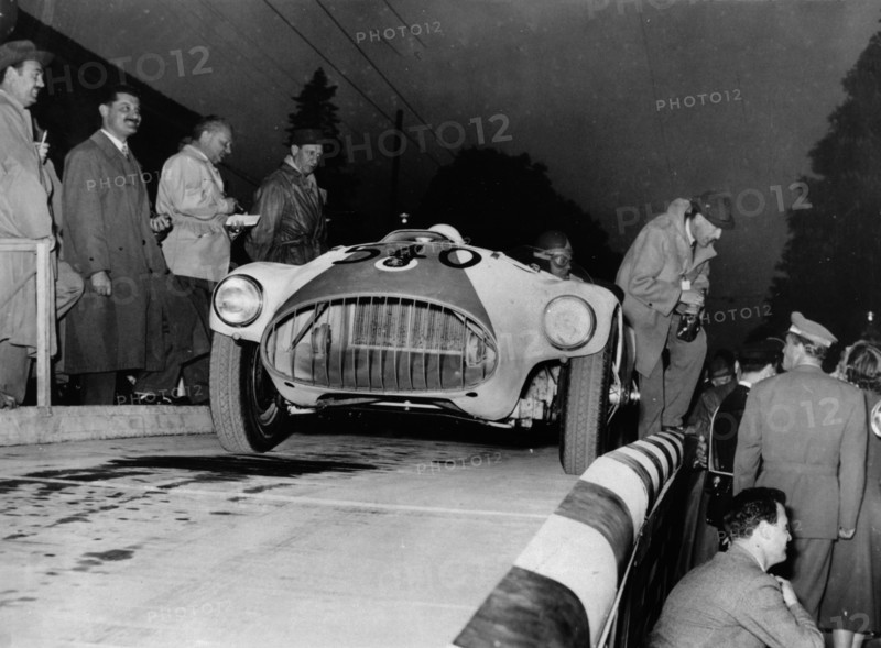 Nash Healey on 1953 Mille Miglia race. Creator: Unknown.