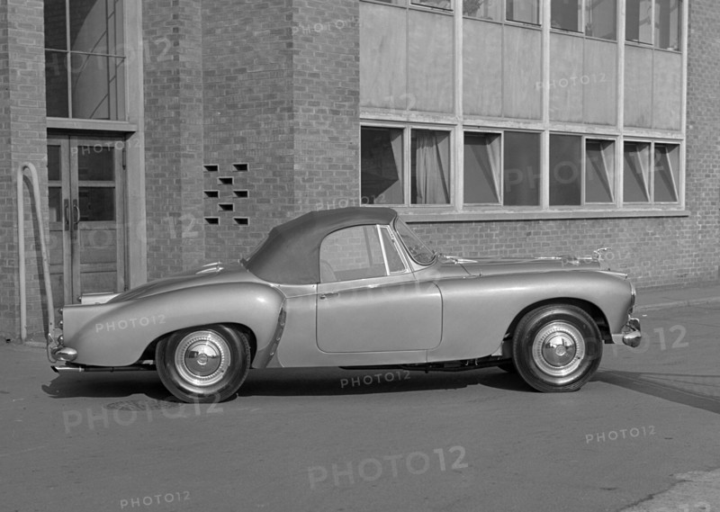 1955 Daimler Conquest Roadster by Hooper used in Norman Wisdom film "Up in the World". Creator: Unknown.