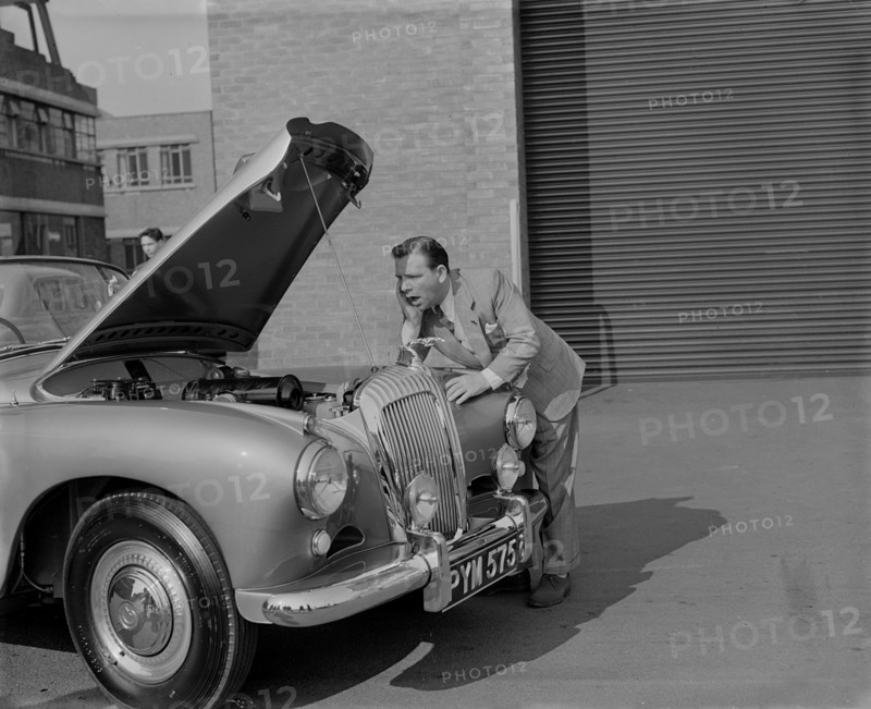 1955 Daimler Conquest Roadster by Hooper used in Norman Wisdom film "Up in the World". Creator: Unknown.