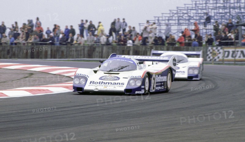 1984 Porsche 962C, Derek Bell/Hans Stuck, Silverstone 1984. Creator: Unknown.