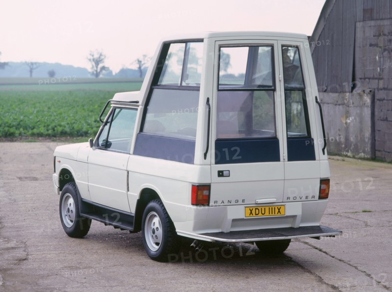 Range Rover Pope Mobile 1986. Creator: Unknown.