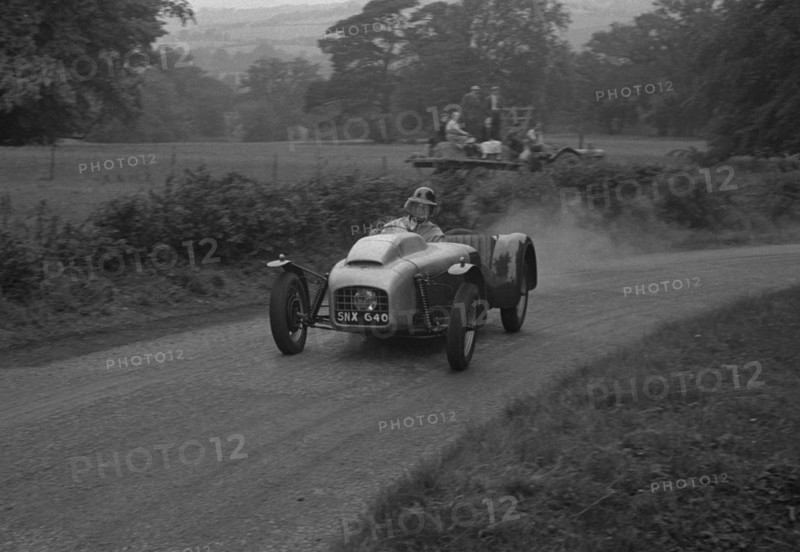 1956 Lotus 6 BMW, W.J. Perkins, Westbrook Hay hill climb. Creator: Unknown.