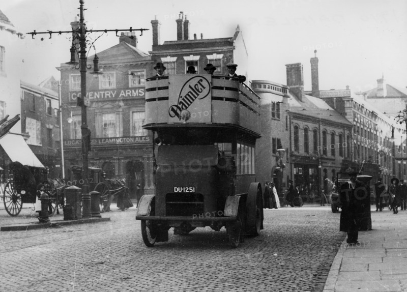 1910 Daimler KPL bus . Creator: Unknown.
