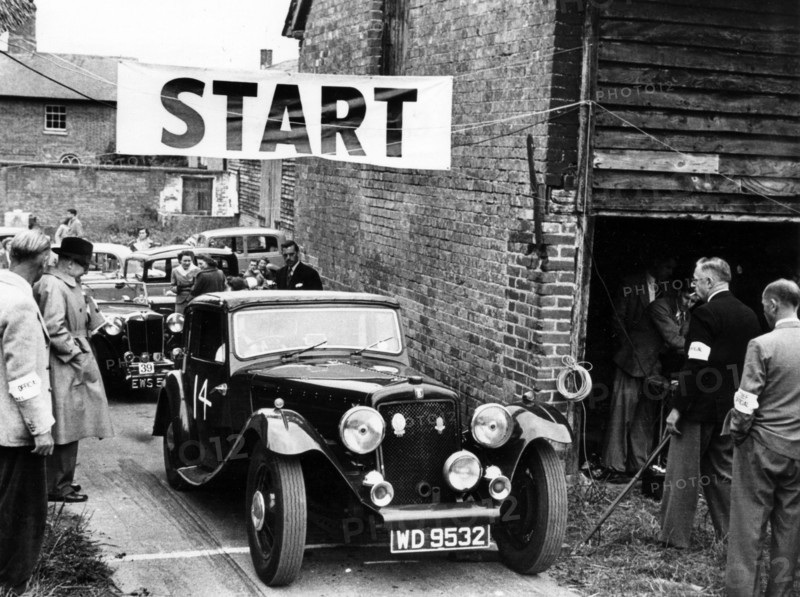1934 Skinner Special at B.A.R.C. Brunton Hill Climb 1952. Creator: Unknown.