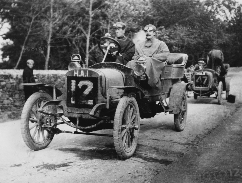 1906 Thornycroft TT car, Isle of Man TT. Creator: Unknown.