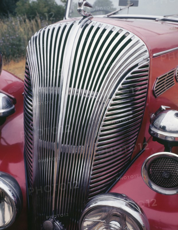 1938 Triumph Dolomite grille. Creator: Unknown.